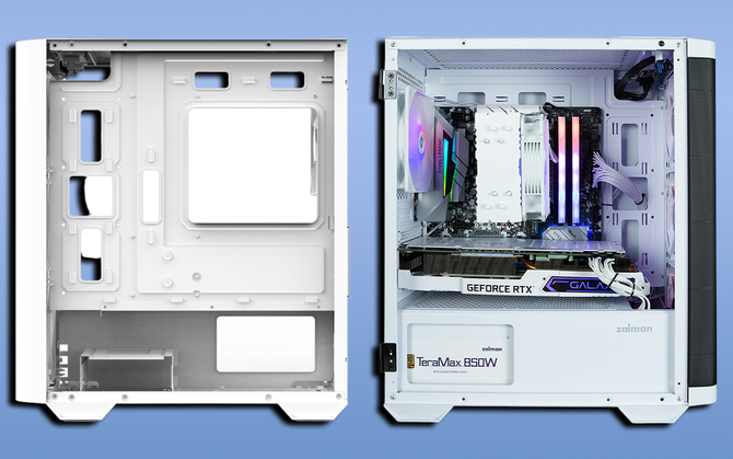 Zalman M4 White - stylowa obudowa komputerowa, która oprócz wyglądu zapewnia świetne możliwości chłodzenia [4]