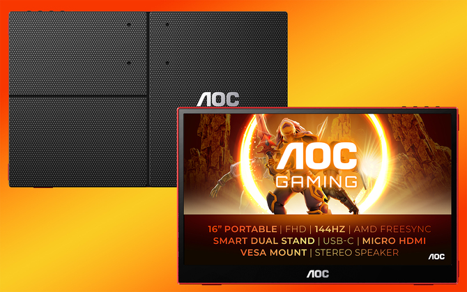 AOC GAMING 16G3 - monitor, który każdy gracz będzie mógł zabrać ze sobą na wyjazd. Świetna mobilność i spore możliwości [1]