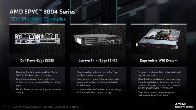 AMD EPYC 8004 - premiera i specyfikacja serwerowych procesorów Siena o wysokiej efektywności energetycznej [9]