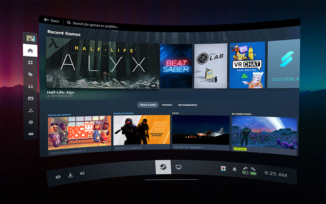 SteamVR 2.0 - Valve udostępnił nową aktualizację dla posiadaczy gogli VR. Program doczekał się przydatnych funkcji [1]