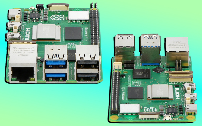 Raspberry Pi 5 - długo wyczekiwany model SBC nareszcie stał się dostępny. Można liczyć na spory wzrost wydajności [4]