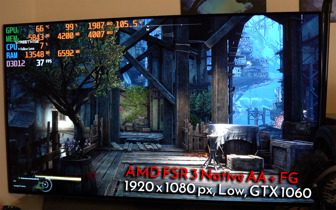 AMD FSR 3 wraz z Frame Generation przetestowane na układach NVIDIA GeForce GTX z serii 10. Rezultaty są zaskakujące [4]