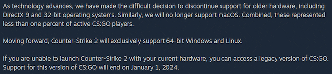 Counter Strike 2 on Mac?  Valve finally dispels doubts about gaming on macOS [2]