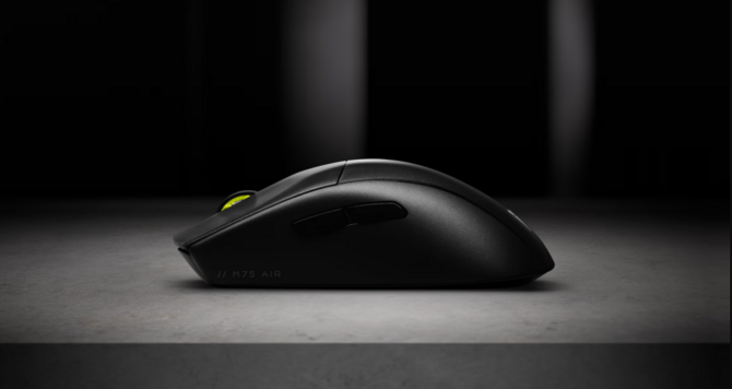 Corsair M75 Air Wireless - zaawansowana, bezprzewodowa mysz do gier FPS. Dostępna także w żółtej wersji kolorystycznej z gadżetami [1]