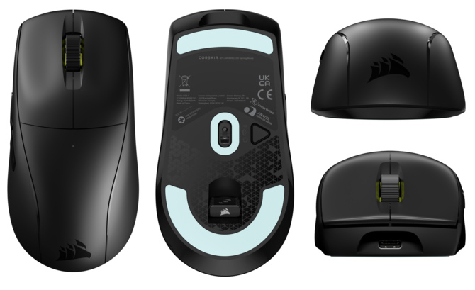 Corsair M75 Air Wireless - zaawansowana, bezprzewodowa mysz do gier FPS. Dostępna także w żółtej wersji kolorystycznej z gadżetami [2]