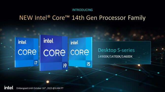 Intel Core i9-14900K, Core i7-14700K, Core i5-14600K - oficjalna zapowiedź procesorów Raptor Lake Refresh [2]