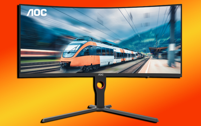 AOC CU34G3X - 34-calowy zakrzywiony monitor dla graczy, który oferuje rozdzielczość UWQHD oraz wysokie odświeżanie [1]