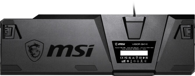 MSI Vigor GK41 - nowa seria gamingowych klawiatur z przełącznikami mechanicznymi Kailh Red [3]
