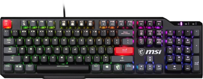 MSI Vigor GK41 - nowa seria gamingowych klawiatur z przełącznikami mechanicznymi Kailh Red [5]