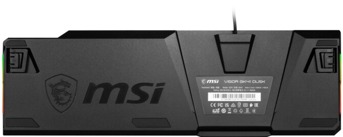 MSI Vigor GK41 - nowa seria gamingowych klawiatur z przełącznikami mechanicznymi Kailh Red [6]
