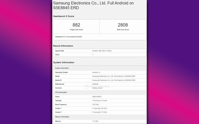 Samsung Exynos 1480 - the new unit will be found in budget smartphones from the Galaxy A series. It is distinguished by a unique graphics system [2]