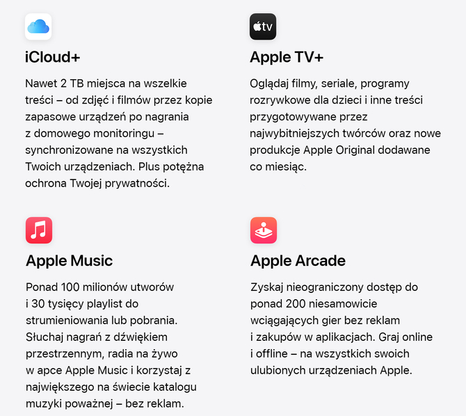 Apple podnosi ceny większości swoich usług subskrypcyjnych, niektóre nawet o ponad 40% [2]