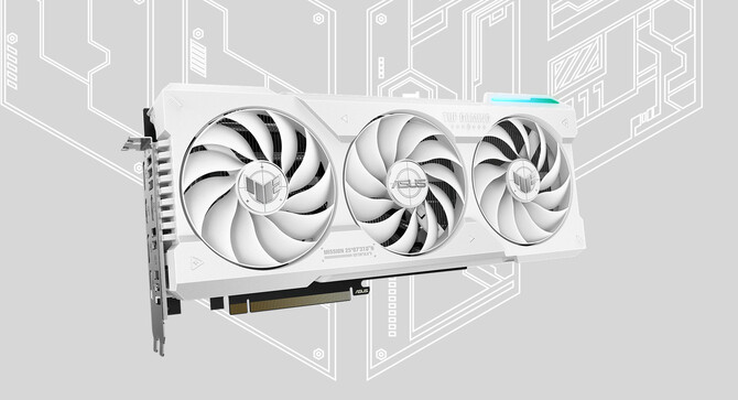 ASUS TUF Gaming GeForce RTX 4070 Ti White OC Edition - premiera karty graficznej utrzymanej w białej stylistyce [1]