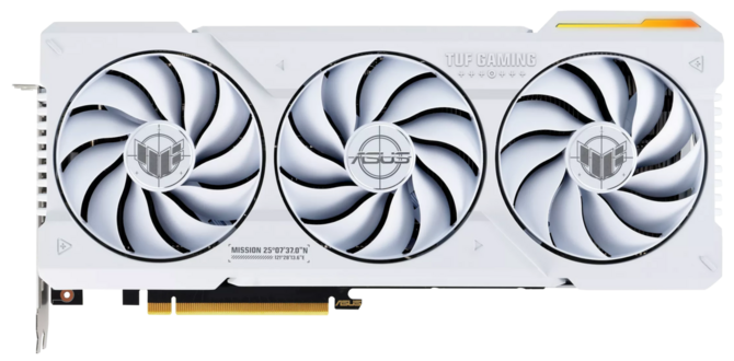 ASUS TUF Gaming GeForce RTX 4070 Ti White OC Edition - premiera karty graficznej utrzymanej w białej stylistyce [2]