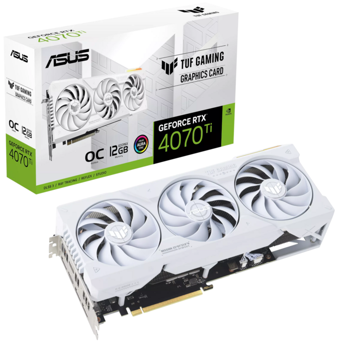 ASUS TUF Gaming GeForce RTX 4070 Ti White OC Edition - premiera karty graficznej utrzymanej w białej stylistyce [6]