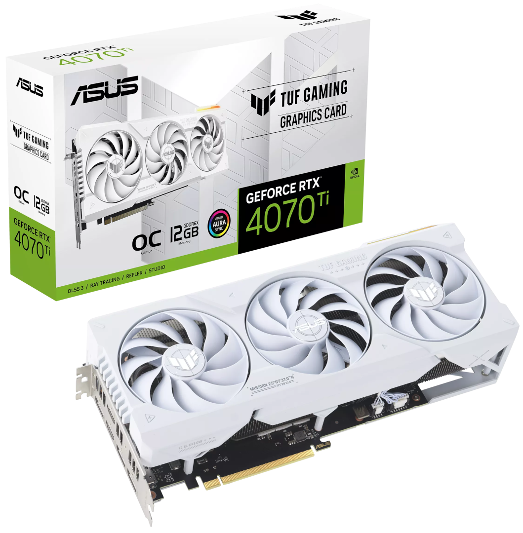 ASUS TUF Gaming GeForce RTX 4070 Ti White OC Edition - premiera