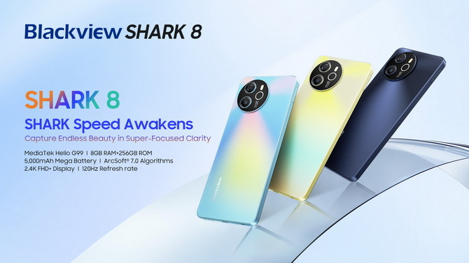 Premiera smartfona Blackview SHARK 8 z układem MediaTek Helio G99 oraz aparat 64 MP. Cena promocyjna to tylko 94 dolary [1]