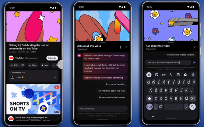 YouTube - platforma zyska nowe funkcje oparte na sztucznej inteligencji. Google wprowadza chatbota i zmiany w komentarzach [3]