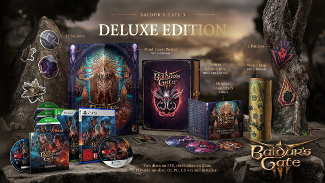 Baldur's Gate 3 - Larian zapowiedziało fizyczne wydanie. Imponujący zestaw Deluxe i konsolowe wersje na dyskach [3]