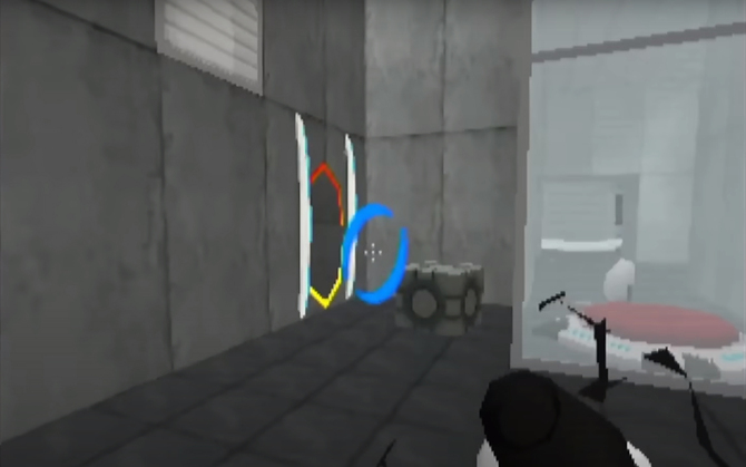 Portal 64 - you can play Valve's production on the Nintendo 64 console. Demake has received another update [5]