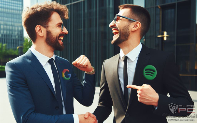 Spotify - application developers have a special agreement with Google.  Thanks to this, they pay much smaller commissions for selling subscriptions [2]