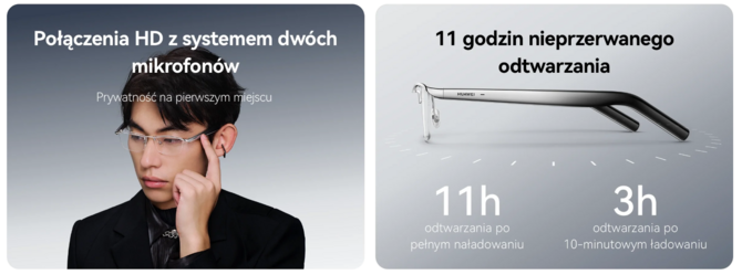 Huawei Eyewear 2 - inteligentne okulary do słuchania muzyki i połączeń głosowych zadebiutowały w Polsce [5]