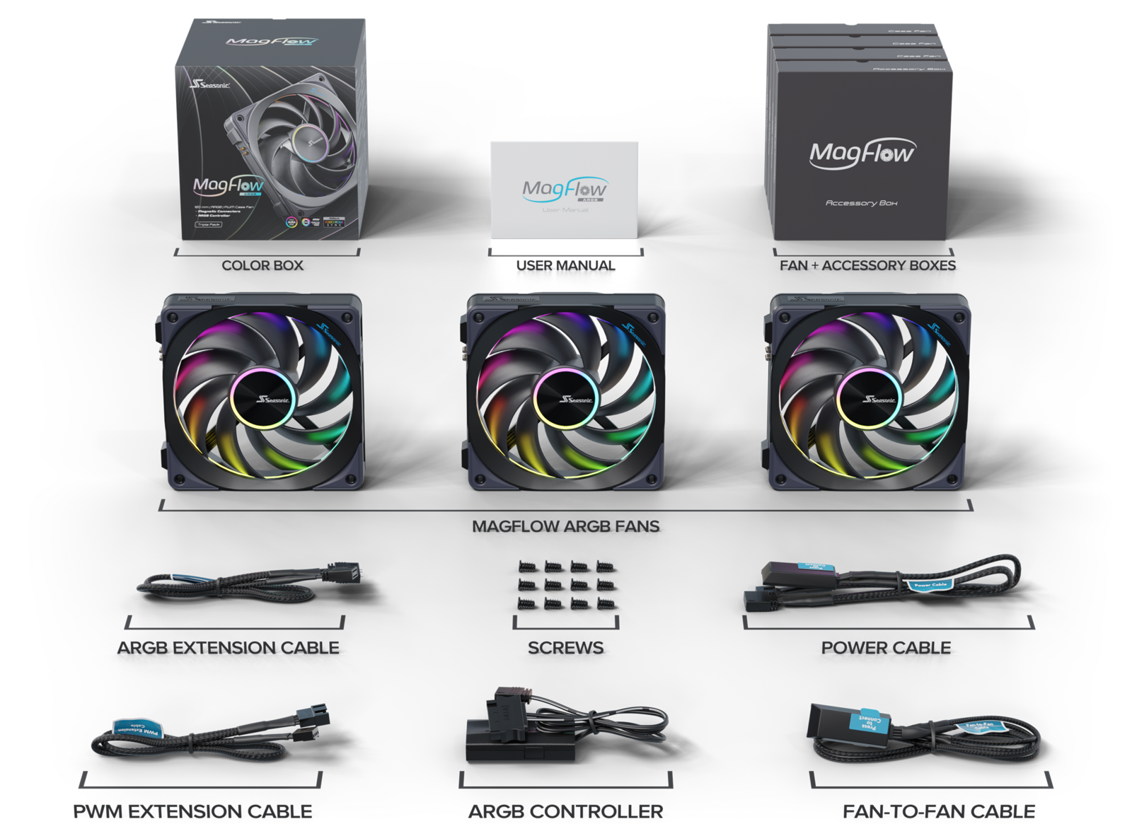 Seasonic MagFlow 120 ARGB premiera nowego wentylatora z