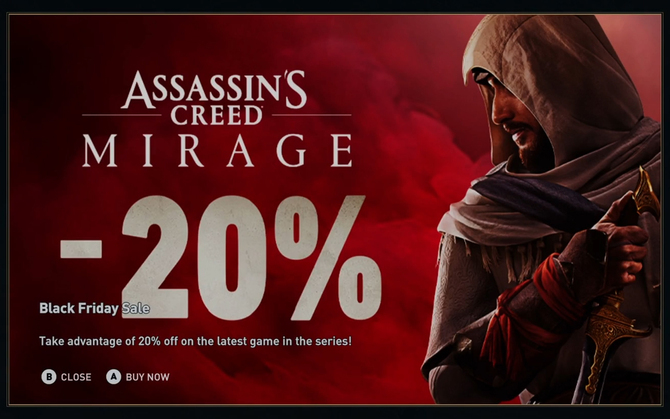 Assassin's Creed Odyssey - gracze w trakcie rozgrywki otrzymują od Ubisoftu specjalny prezent w postaci... pełnoekranowej reklamy [2]