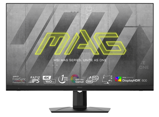 MSI MAG 323UPF - wszechstronny monitor 4K do gier i pracy z matrycą Rapid IPS oraz z portem USB typu C [1]