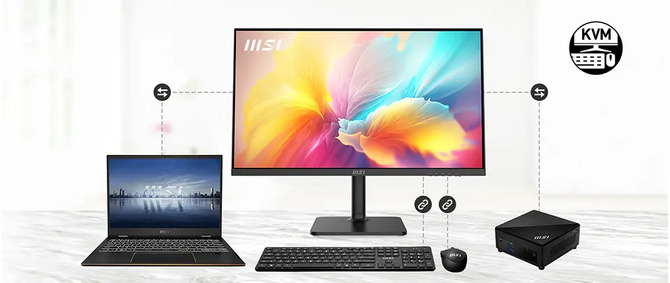 MSI Modern MD272QX - elegancko prezentujący się monitor biurowy o odświeżaniu 100 Hz i rozdzielczości QHD [2]