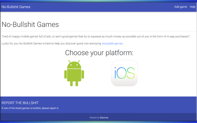 No-Bullshit Games - a list of games for mobile platforms that will provide us pure entertainment without annoying ads [2]