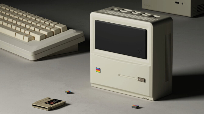 AYANEO Retro Mini PC AM01 - ruszyła zbiórka na kompaktowy komputer inspirowany klasycznym Macintoshem [1]