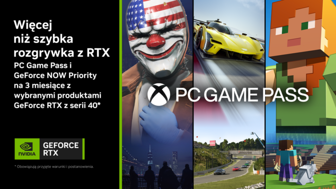 NVIDIA GeForce RTX 4000 - przy zakupie kart graficznych otrzymacie darmowy dostęp do PC Game Pass i GeForce NOW [1]