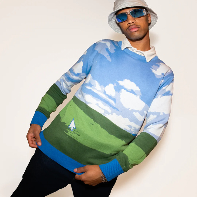 Microsoft introduced a very ugly-themed jacket with Windows XP.  It's so ugly...it's already sold out [3]