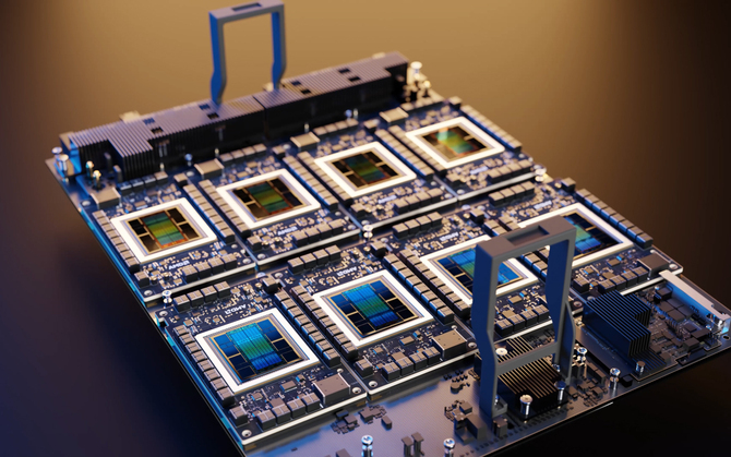 AMD Instinct MI300X - premiera topowego akceleratora CDNA 3 dla rynku AI. Firma chwali się wydajnością względem NVIDIA H100 [8]
