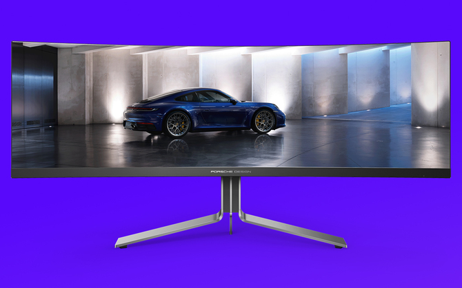 Porsche Design AOC AGON PRO PD49 - zakrzywiony monitor dla graczy z panelem QD-OLED oraz 240 Hz odświeżaniem [2]