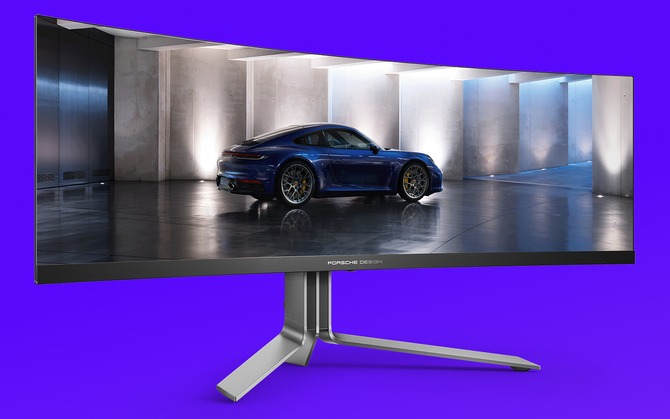 Porsche Design AOC AGON PRO PD49 - zakrzywiony monitor dla graczy z panelem QD-OLED oraz 240 Hz odświeżaniem [3]