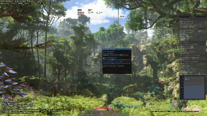 Avatar: Frontiers of Pandora z modem, który wprowadza obsługę Frame Generation w ramach techniki NVIDIA DLSS 3 [3]