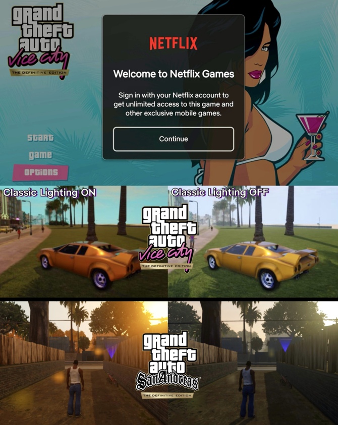 GTA The Trilogy - The Definitive Edition w wersji na Androida oraz iOS wprowadza styl wizualny znany z oryginalnych gier [3]