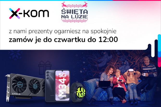 Wybierze prezenty w x-kom! Szeroka oferta i szybka dostawa. W promocji słuchawki, komputery i laptopy [nc1]