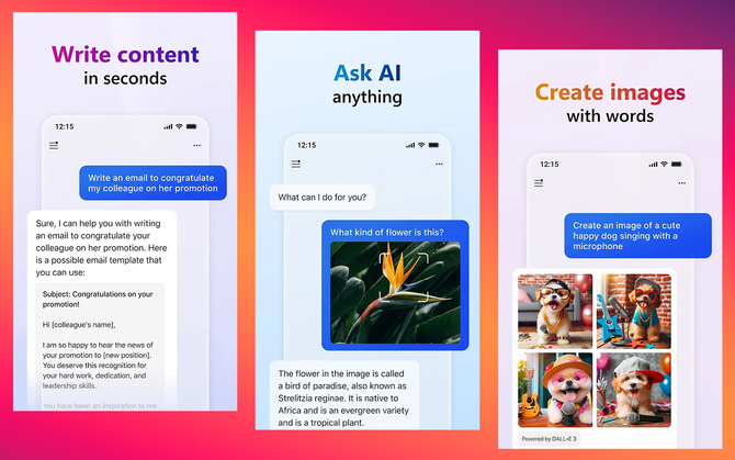 Microsoft Copilot już dostępny dla smartfonów z Androidem. Aplikacja wprowadza płatne funkcje z ChatGPT za darmo [2]