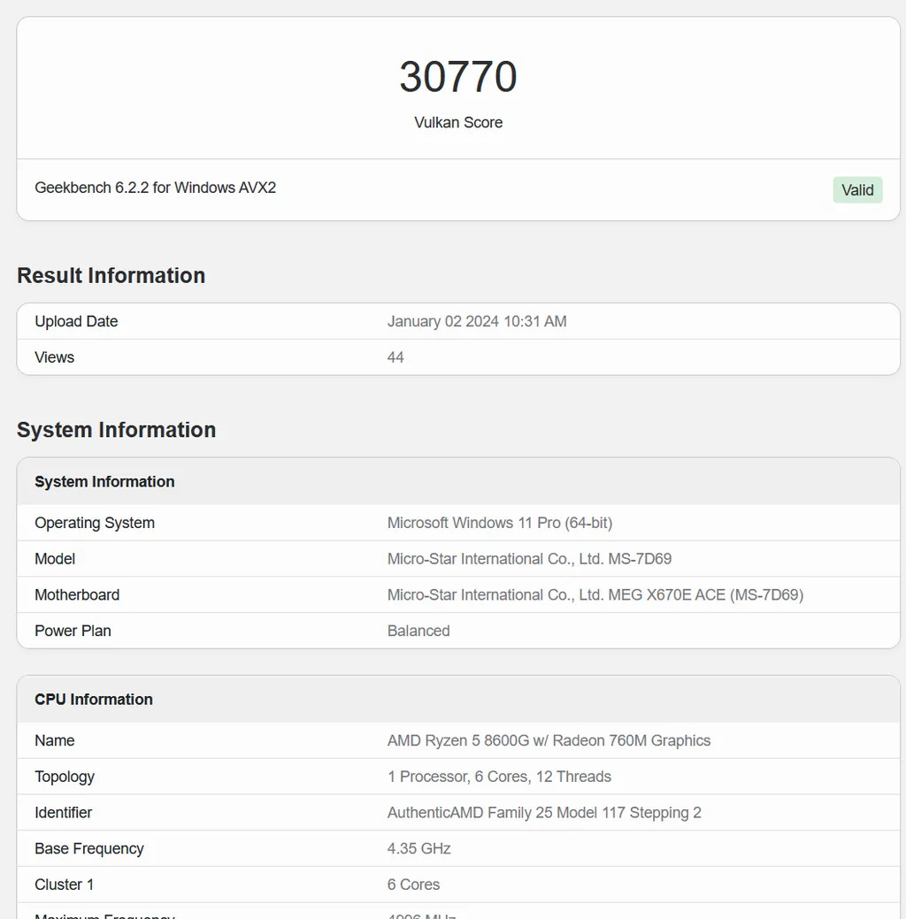 CPU AMD Ryzen 5 8600G CPU APU AMD Ryzen 5 8600G APU Review: Performance, Thermals & Power
