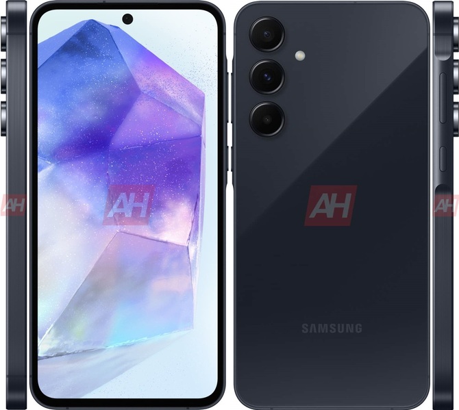 Samsung Galaxy A55 5G - wyciekły oficjalne rendery smartfona. Model wyróżnia się oryginalną ramką [2]