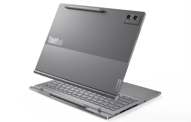 Lenovo prezentuje nowe laptopy z serii ThinkBook. Wśród nowości wyróżnia się hybrydowy model ThinkBook Plus Gen 5 Hybrid [1]