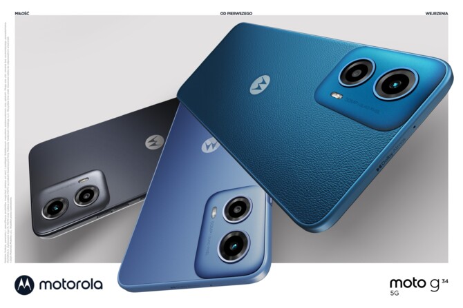 Motorola moto g34 5G - do Polski trafia nowy niedrogi smartfon z układem Qualcomm Snapdragon 695 i systemem Android 14 [1]