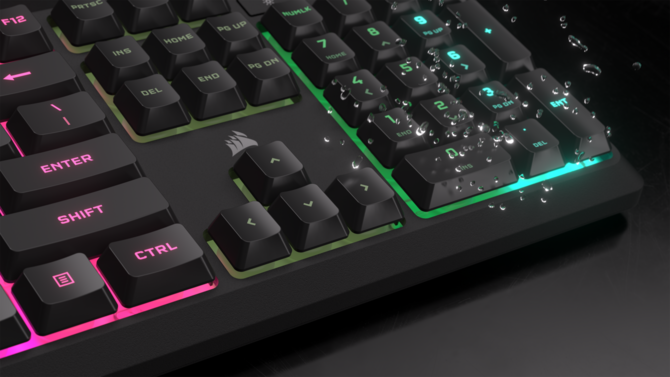 Corsair K55 Core - niedroga, imitująca mechanika klawiatura z personalizowanym 10-strefowym podświetleniem RGB [4]