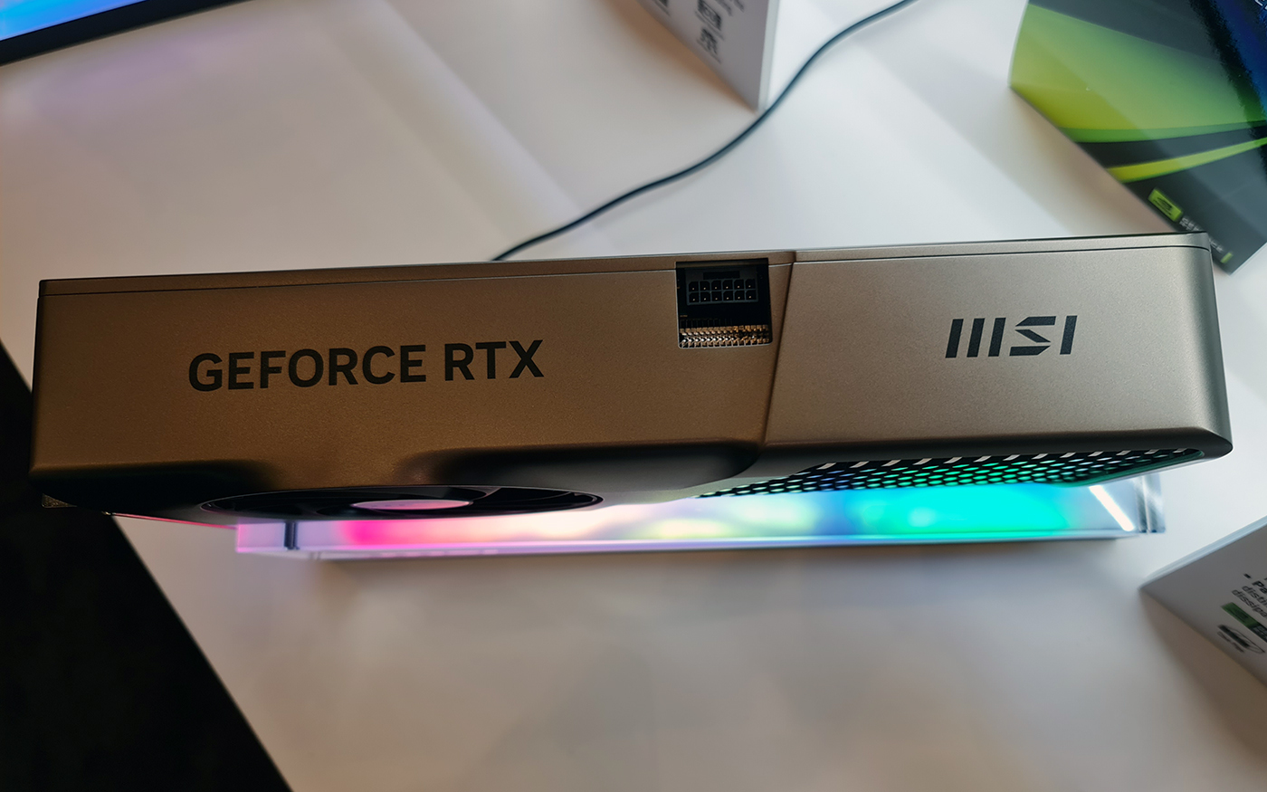 MSI GeForce RTX 4080 SUPER 16G EXPERT niereferencyjny model karty graficznej wprost z targów