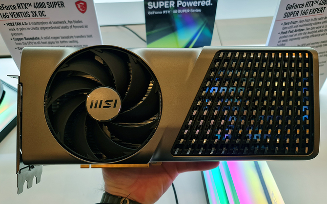 MSI GeForce RTX 4080 SUPER 16G EXPERT - niereferencyjny model karty graficznej wprost z targów CES 2024 [4]