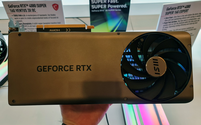MSI GeForce RTX 4080 SUPER 16G EXPERT - niereferencyjny model karty graficznej wprost z targów CES 2024 [5]