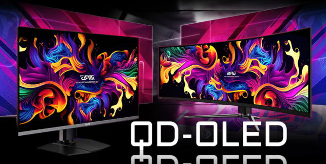 MSI MPG 491QCP, MPG 271QRX, MPG 321URX, MAG 321URX, MPG 272QPX, MEG 342C, MEG 321URX - monitory QD-OLED i Mini LED [nc1]